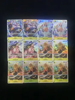 2024 One Piece TCG S-Chinese OP06-017 OP05-100 SR Kozuki Momonosuke Lot*12 LU57 - Image 1