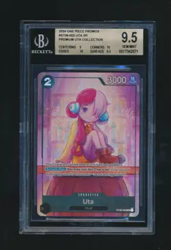 UTA 2024 ONE PIECE ST08-002 SUPER RARE HOLO GRADED BGS 9.5 GEM MINT - Image 1