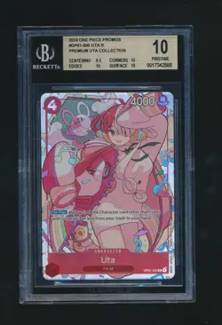 UTA 2024 ONE PIECE OP01-005 COLLECTION RARE HOLO GRADED BGS 10 PRISTINE - Image 1