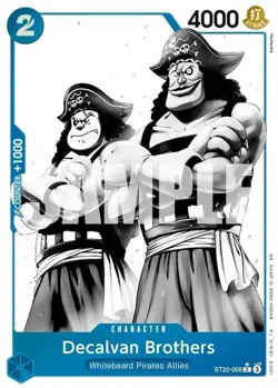 Decalvan Brothers (Parallel) ST22-008 - Starter Deck 22: Ace & Newgate (ST-22) - Image 1