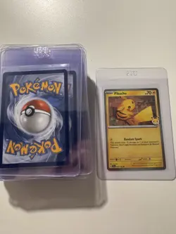 Pikachu 051 2026 Pokemon Day Stamped 30th Anniversary Cosmos Holo Promo Card NM+ - Image 2