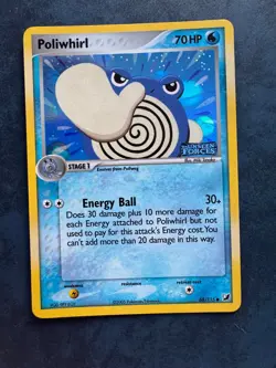 Pokemon Card - Poliwhirl Reverse - 68/115 - EX Unseen Forces - 2005 - Image 1