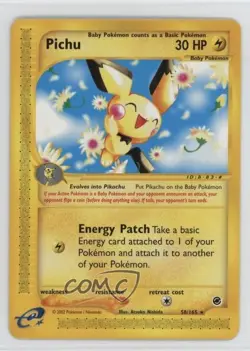 Pichu Pokemon e-Card Series Expedition #58 2002 - Image 1