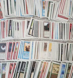 Vintage Magic the gathering Revised lot 450+ cards. White Border 3rd - Image 3