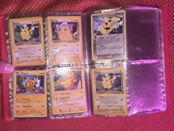 1999 Pokemon Pikachu Binder + Vintage Pokemon Card Lot WOTC HP/DAMAGED READ DESC - Image 2