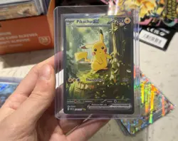 Pokemon Pikachu Ex Full Art Holo Rare Thunderbolt 200 HP ASC Card 276/217 - Image 1