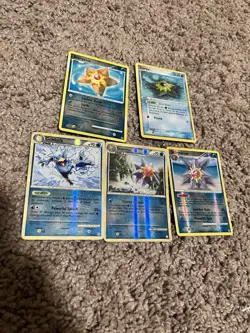 Staryu & Starmie & Golduck Card Lot Pokemon TCG HP Heavy Played - Image 2