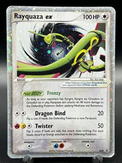 Pokemon Rayquaza ex Promo Holo 039 Nintendo EX Collector's Tin 2006 Card. HP/VG - Image 1