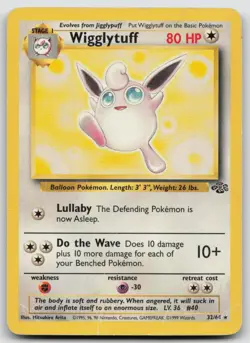 Pokemon Card Wigglytuff (32) Rare Jungle 32/64 - Image 1