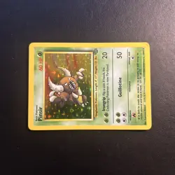 Pinsir 9/64 Jungle Pokemon Card Unlimited Holo Rare Moderately Played MP - Image 2