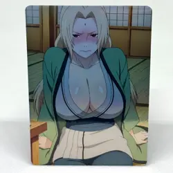 Naruto Tsunade Goddess Anime Waifu ACG Foil Card - Image 1
