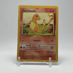 Charmander 46/102 Base Set Unlimited Vintage Pokemon Card WoTC - Image 1