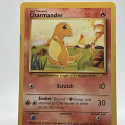 Charmander 46/102 Base Set Unlimited Vintage Pokemon Card WoTC - Image 4
