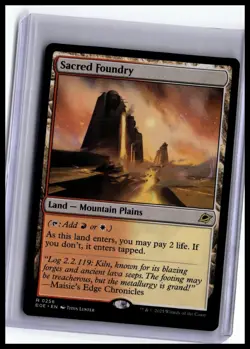 Edge of Eternities #256 Sacred Foundry - Image 1
