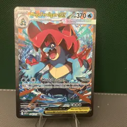 Pokemon Mega Feraligatr EX Full Art Holo Card 274/217 ASC English mint 2023 - Image 1