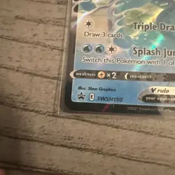 Vaporeon V SWSH150 SWSH: Sword & Shield Promo Cards Holo - Image 2
