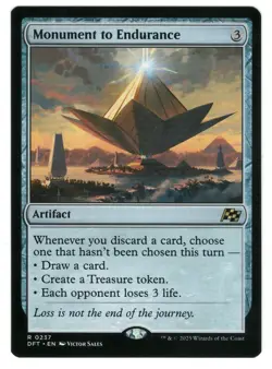MTG Monument to Endurance Aetherdrift Magic The Gathering TCG - Image 1
