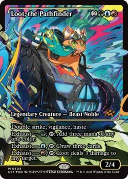 MTG English Loot, the Pathfinder (Showcase) NM Foil Aetherdrift - Image 1