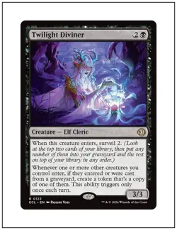 1x Twilight Diviner, Lorwyn Eclipsed, Magic the Gathering MTG NM - Image 1