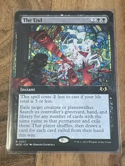 The End Extended Art - WOE 0337 - NM, Mint - MTG Magic - Unplayed - Image 1