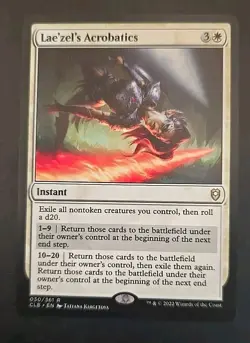 Lae'zel's Acrobatics Commander Legends: Battle for Baldur's Gate MTG Regular NM - Image 1