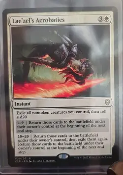 Lae'zel's Acrobatics Commander Legends: Battle for Baldur's Gate MTG Regular NM - Image 3
