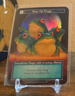 Sorcery Contested Realms - Gothic - Four Fat Frogs Foil NM - Image 1