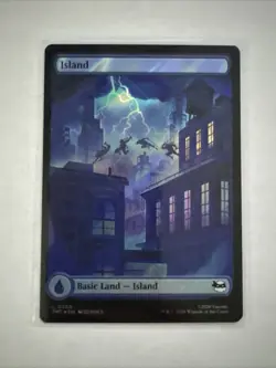 Island (0306) Surge Foil Rooftop Full Art Land Mtg Teenage Mutant Ninja Turtles - Image 1