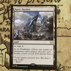 1x Karn's Bastion - Commander: March of the Machine - NM - MTG Free Shipping - Image 1