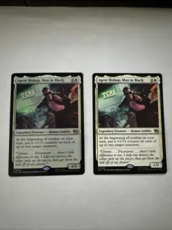 2x Agent Bishop, Man in Black (Foil) Teenage Mutant Ninja Turtles TMT Mtg - Image 1