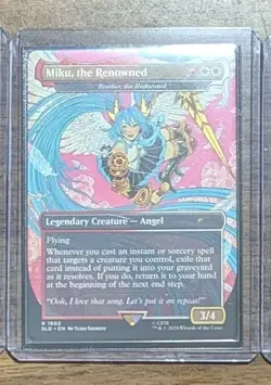 MTG Miku, the Renowned - Feather, the Redeemed Non-Foil Secret Lair Drop NM - Image 2
