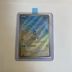 Squirtle 170/165 Pokemon SV: Scarlet & Violet 151 Illustration Rare Holo - NM - Image 1