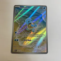 Squirtle 170/165 Pokemon SV: Scarlet & Violet 151 Illustration Rare Holo - NM - Image 2