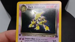Pokemon TCG Team Rocket Set 1st Edition Holo Dark Alakazam 1/82 NM/LP - Image 2