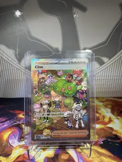 Clive 236/091 SV: Paldean Fates Holo Special Illustration Rare Pokemon - Image 1
