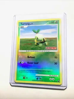 TURTWIG - 77/100 - Majestic Dawn - Burger King - Reverse Holo - Pokemon - NM - Image 1