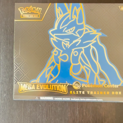 Pokemon Mega Evolution Pokemon Center ETB Lucario Sealed (Some Wear) - Image 2