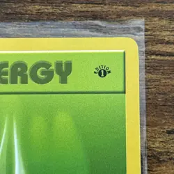 Pokemon - Base Set 1st Edition Shadowless - Grass Energy 99/102 - Image 3