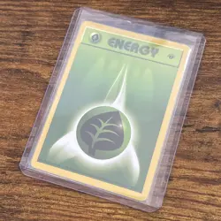 Pokemon - Base Set 1st Edition Shadowless - Grass Energy 99/102 - Image 5