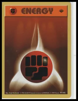 Pokemon TCG Base Set Fighting Energy #097/102 1st Edition - Image 1