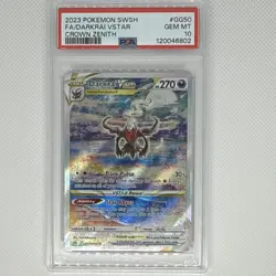 Pokemon Darkrai VSTAR GG50/GG70 Crown Zenith PSA 10 Holo - Image 1