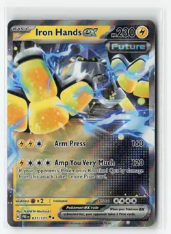 IRON HANDS EX 031/131 PRISMATIC EVOLUTIONS POKEMON TCG NM - Image 1