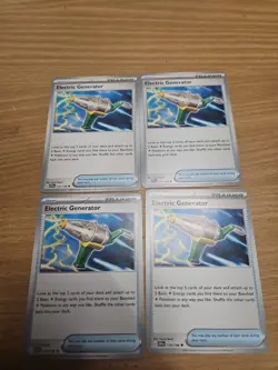 Electric Generator 4x Trainer Playset Item 170/198 Scarlet & Violet Base Pokemon - Image 1