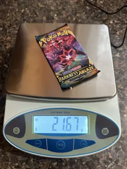 🔥Heavy 21.67 🔥 Pokemon Darkness Ablaze Booster Pack Sealed - Image 1