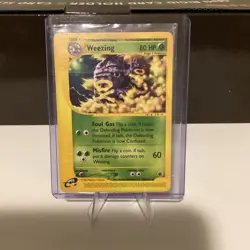Pokemon Weezing 070/165 Expedition Base Set 2002 TCG Poison - Image 1