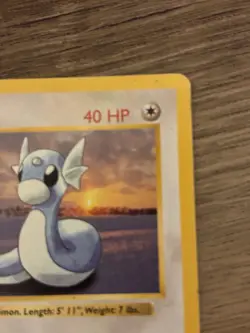 Pokemon TCG Dratini 26/102 Base Set Shadowless 40 HP Uncommon Wizards 1999 - Image 3