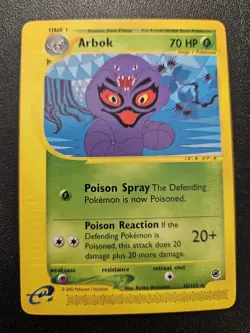 Pokemon Expedition Arbok Non-Holo Rare 35/165 NEAR MINT - Image 1