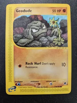 Pokemon Expedition Geodude 110/165 NEAR MINT - Image 1