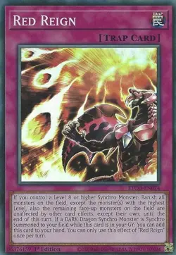 Red Reign - ETCO-EN074 - NM/VLP - Super Rare - 1st ed - Yugioh - Image 1