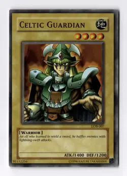 Celtic Guardian Super Rare The Legend of Blue Eyes White Dragon LOB-007 LP - Image 1